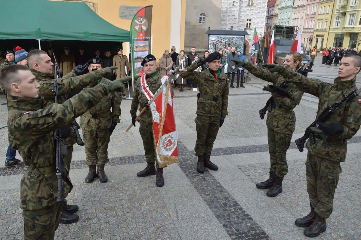 Uroczystość w rynku