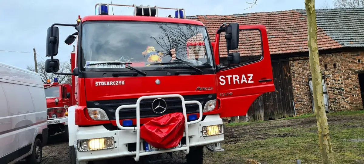 Akcja straży pożarnej w Ołoboku