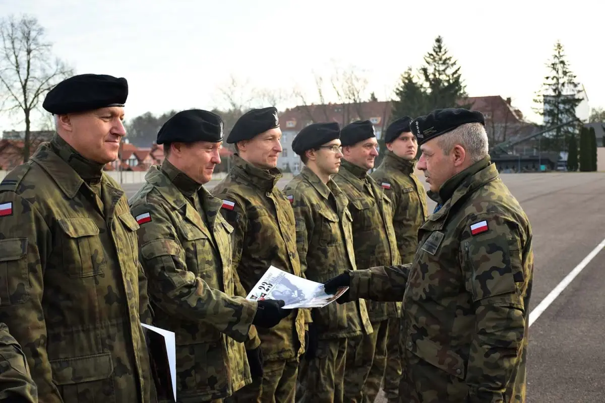 Uroczystość w 23 Śląskim Pułku Artylerii w Bolesławcu