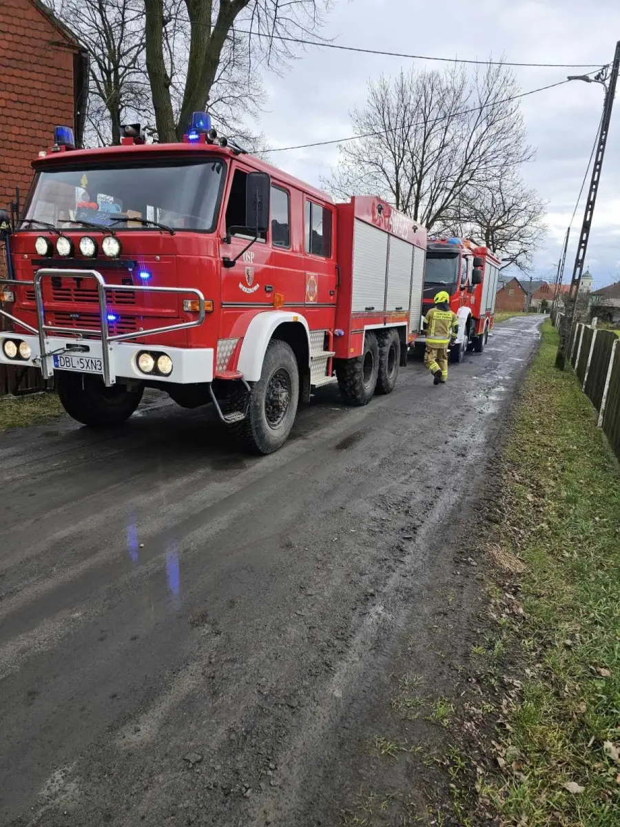 Akcja straży w Wierzbowej