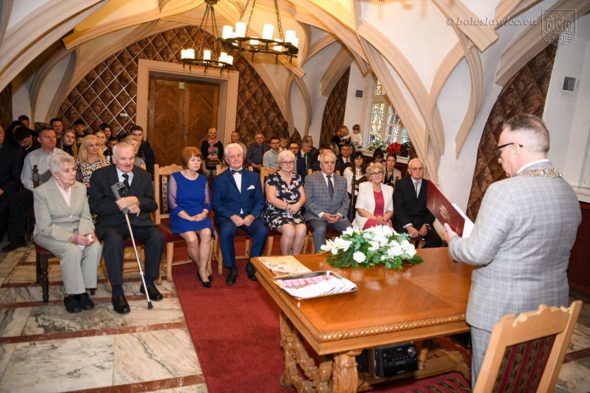 Piękne rocznice w bolesławieckim Pałacu Ślubów