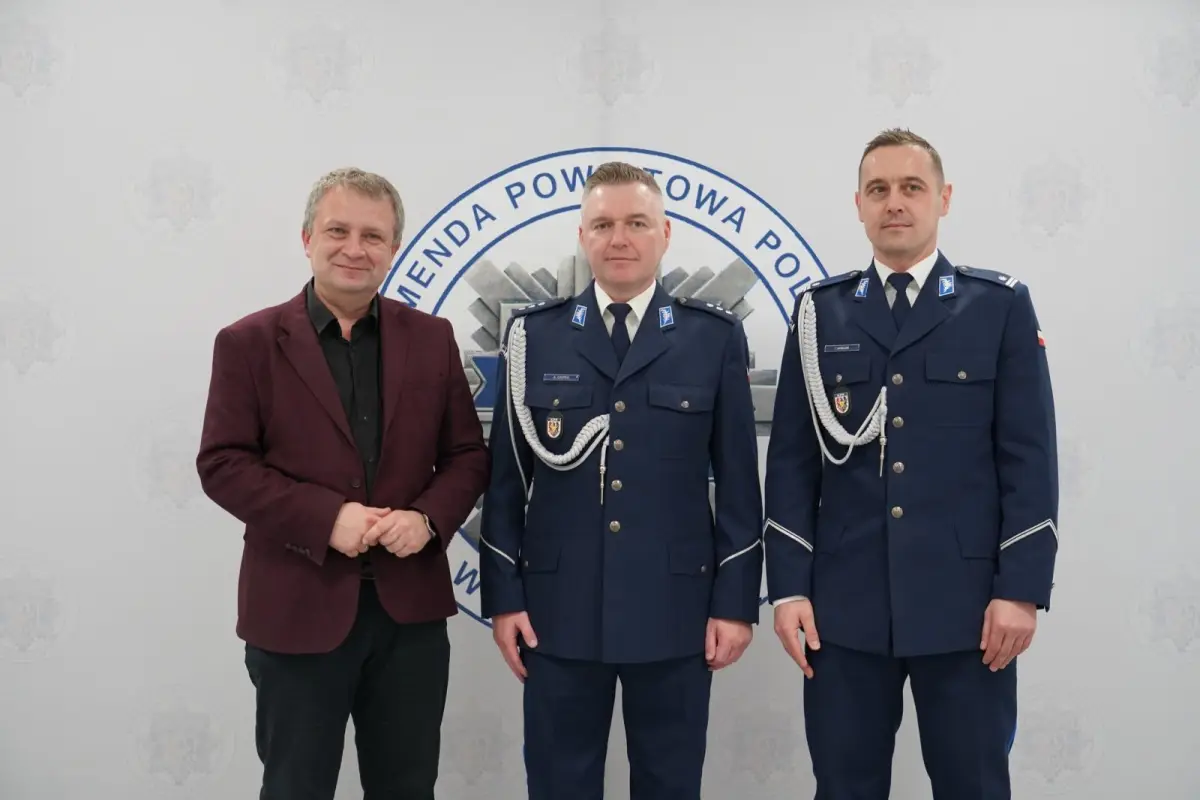 Uroczystość w Komendzie Powiatowej Policji w Bolesławcu
