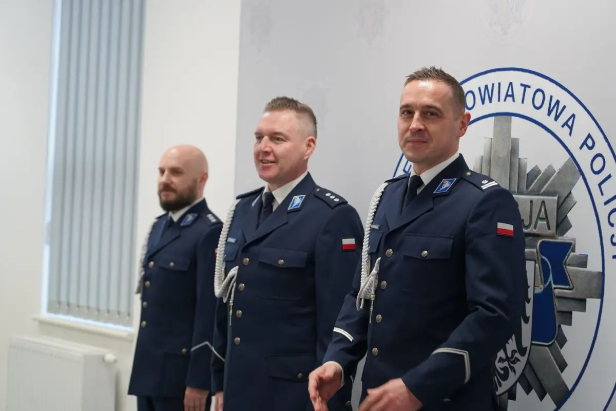 Uroczystość w Komendzie Powiatowej Policji w Bolesławcu