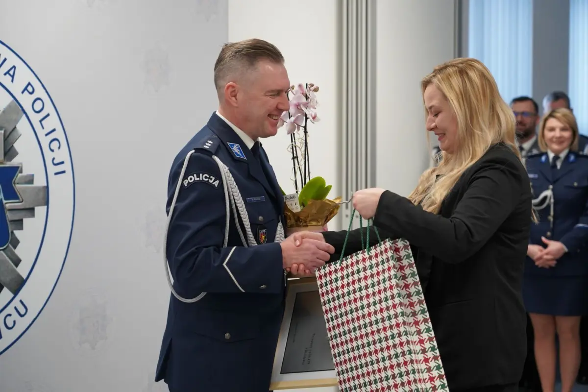 Uroczystość w Komendzie Powiatowej Policji w Bolesławcu