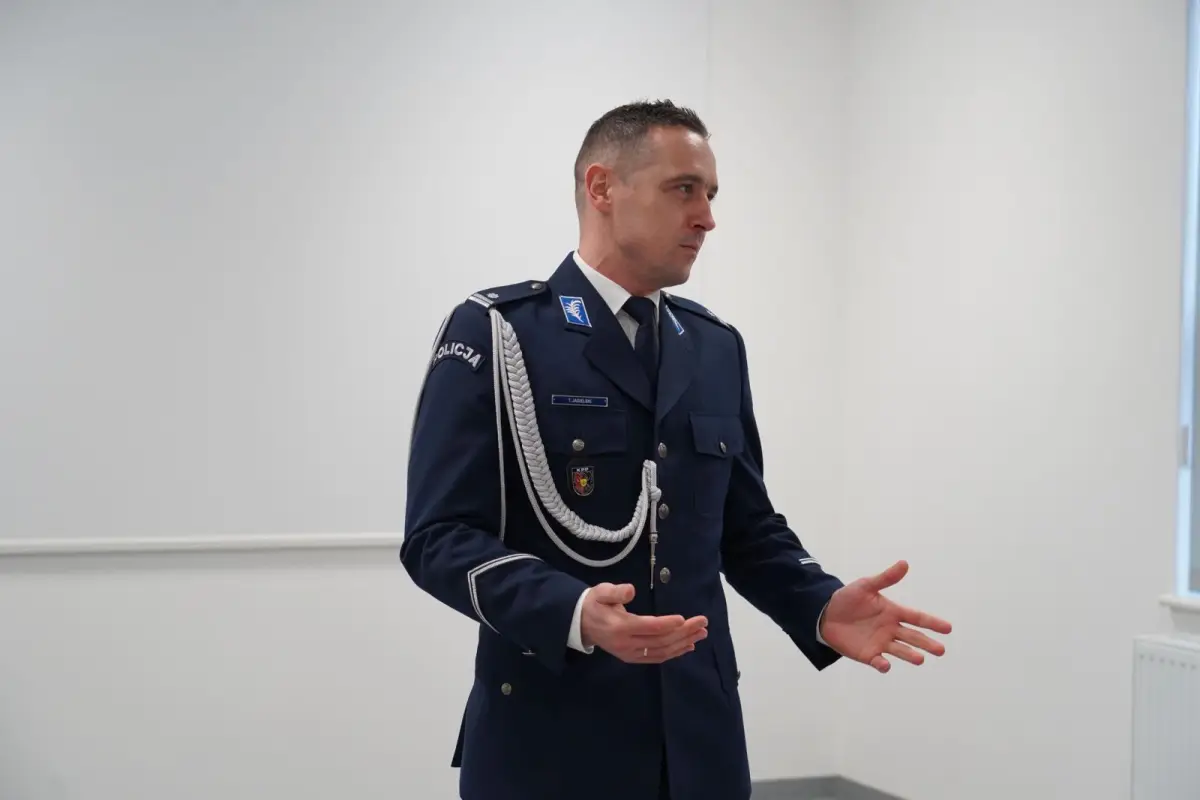 Uroczystość w Komendzie Powiatowej Policji w Bolesławcu
