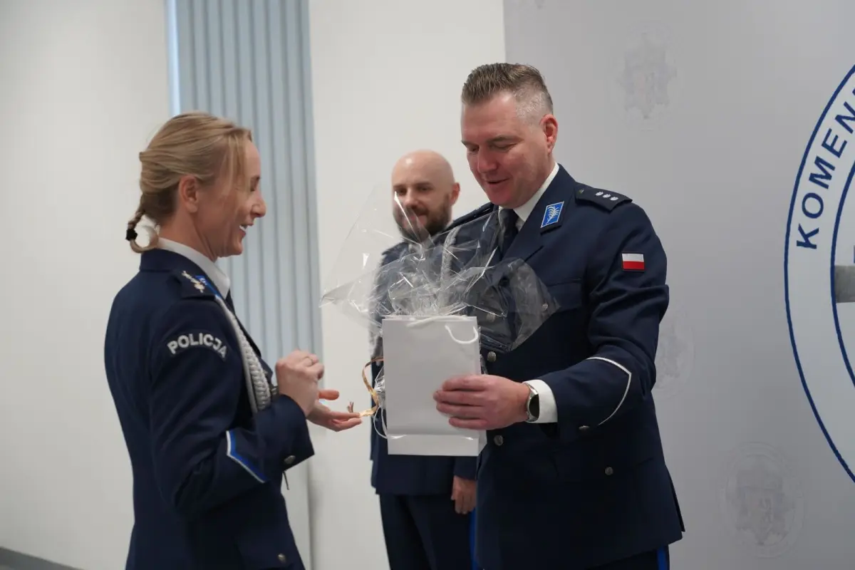 Uroczystość w Komendzie Powiatowej Policji w Bolesławcu