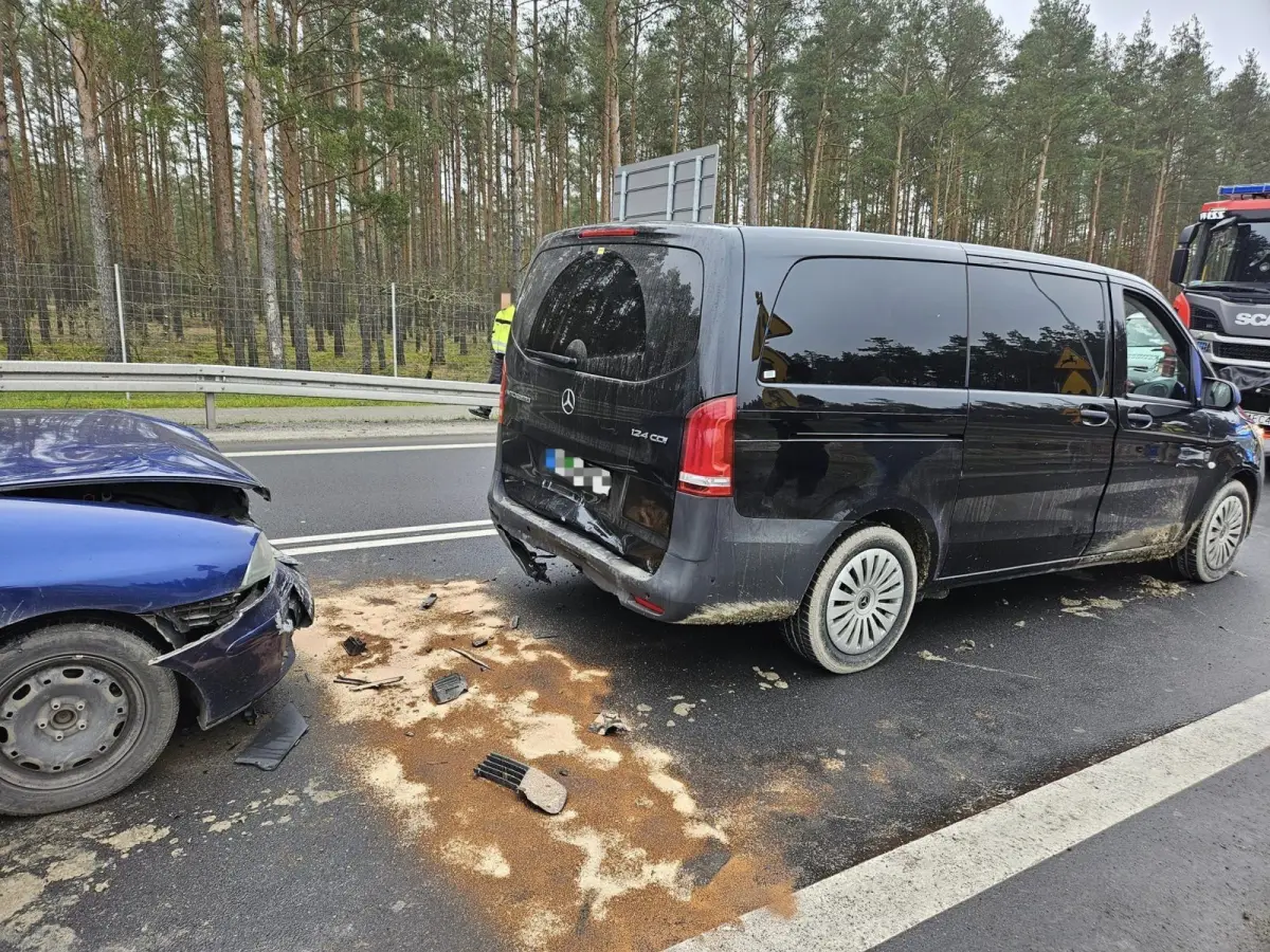 Wypadek w Golnicach