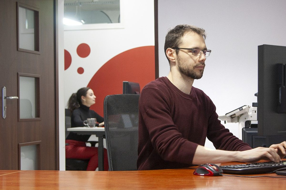 Pracownicy drukarni AFG w Bolesławcu