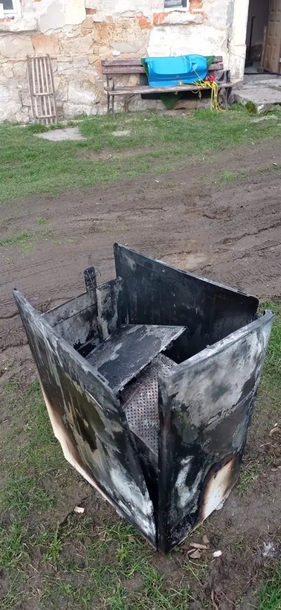 Akcja staży pożarnej w budynku w Szczytnicy