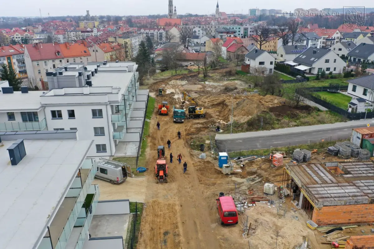 Prace przy Powstańców Warszawy