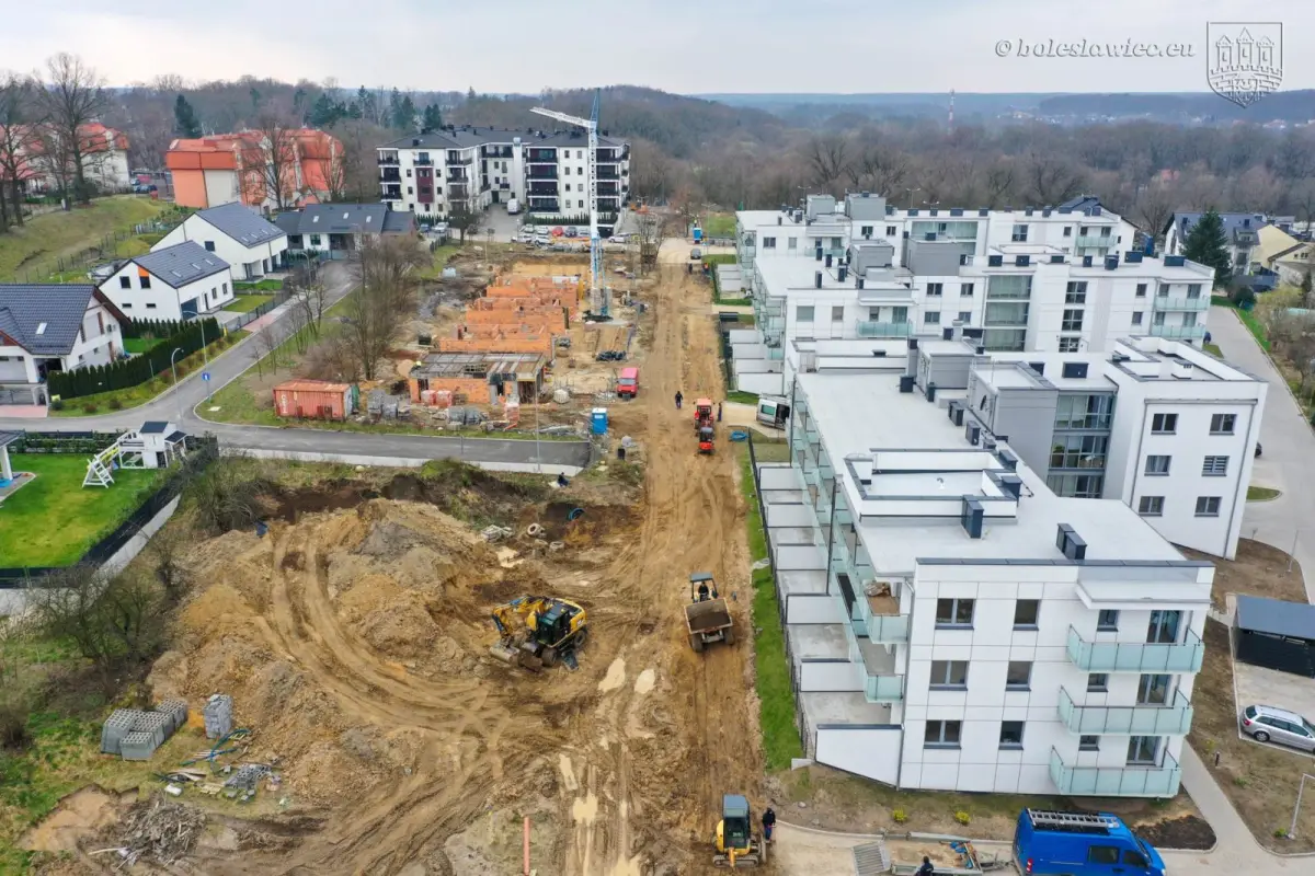 Prace przy Powstańców Warszawy