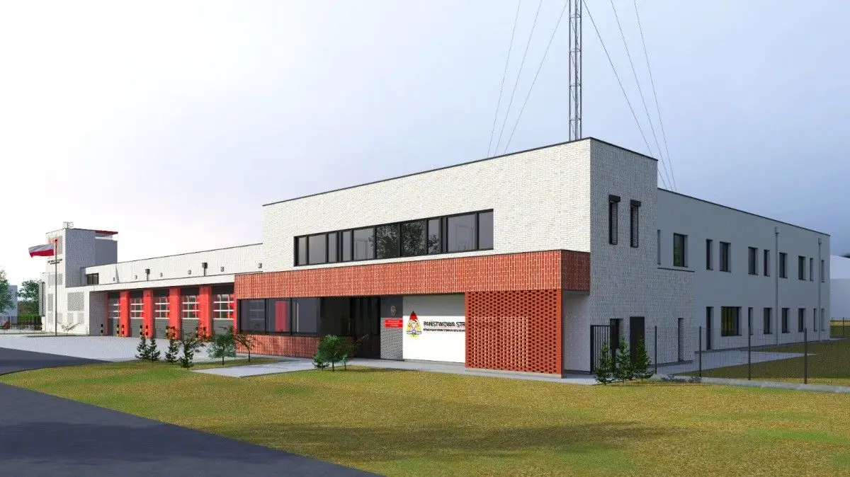 Wizualizacja nowej siedziby KP PSP Bolesławiec
