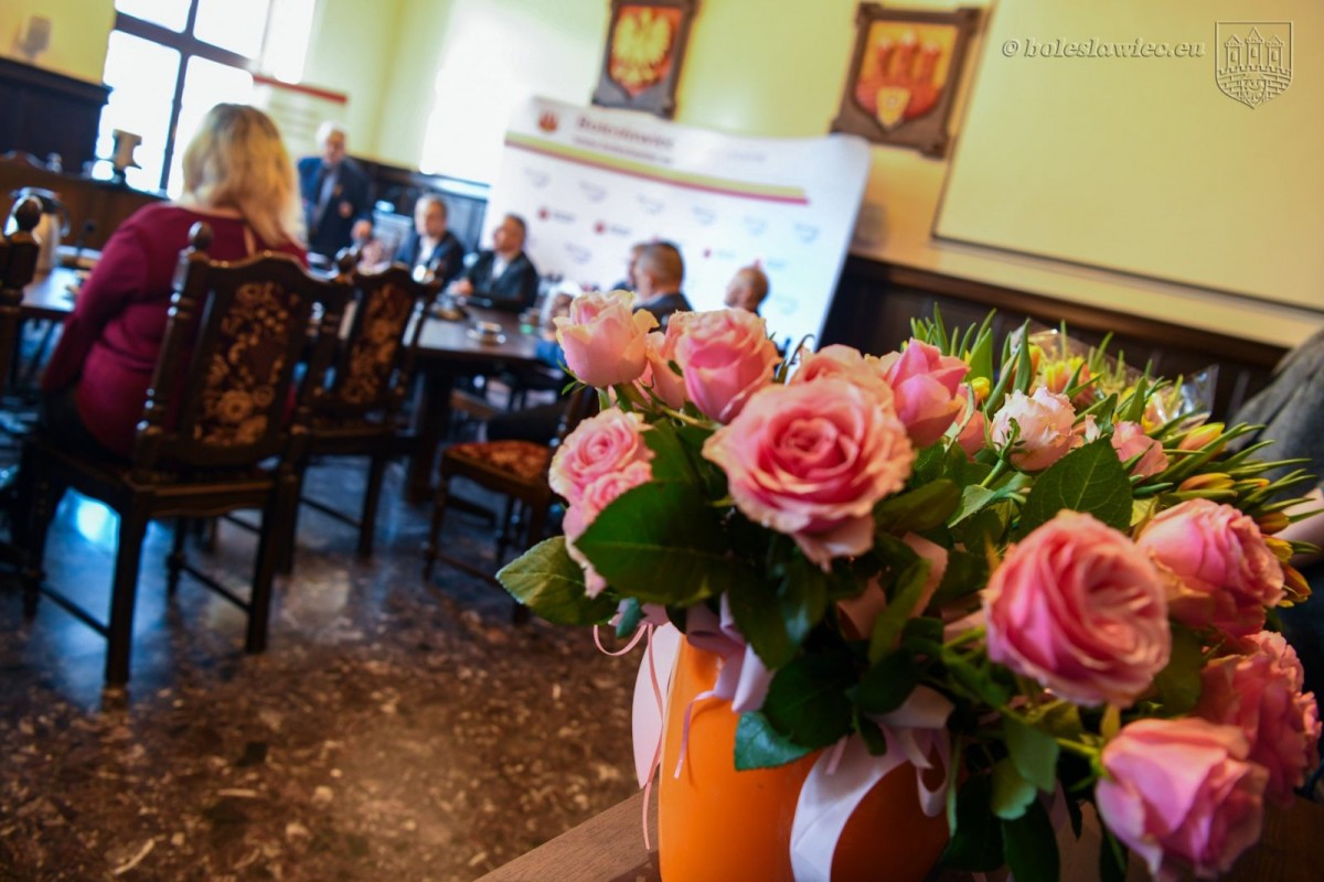 Uroczystość w Sali Rajców w Bolesławcu