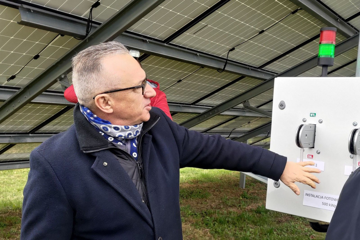 Spółka PWiK prezentuje swoją nową inwestycję fotowoltaiki