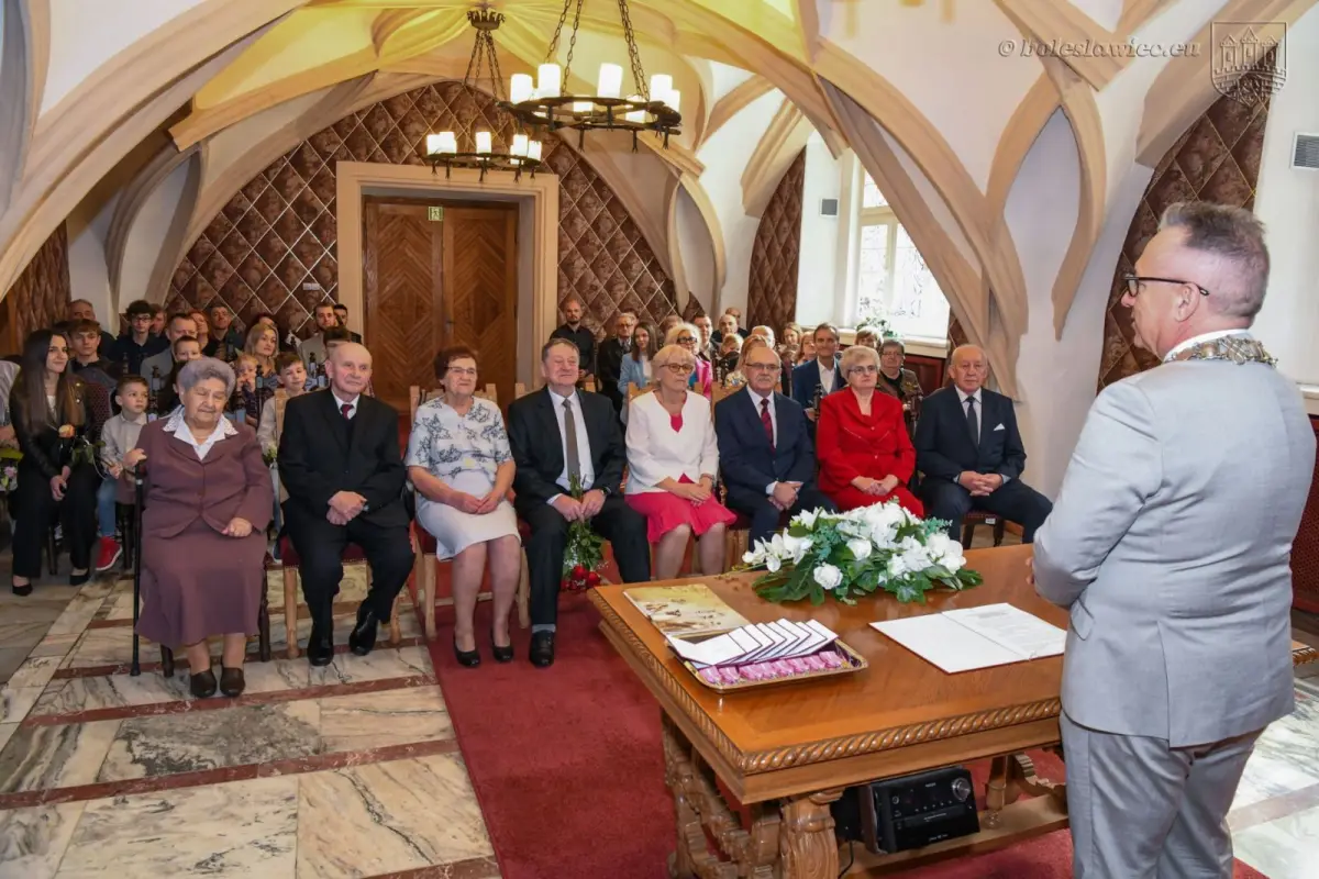 Uroczystość w Pałacu Ślubów