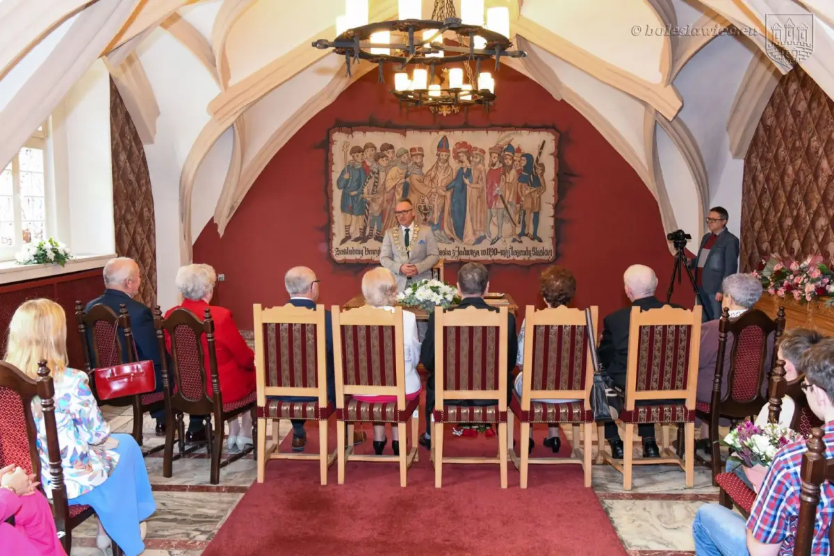 Uroczystość w Pałacu Ślubów