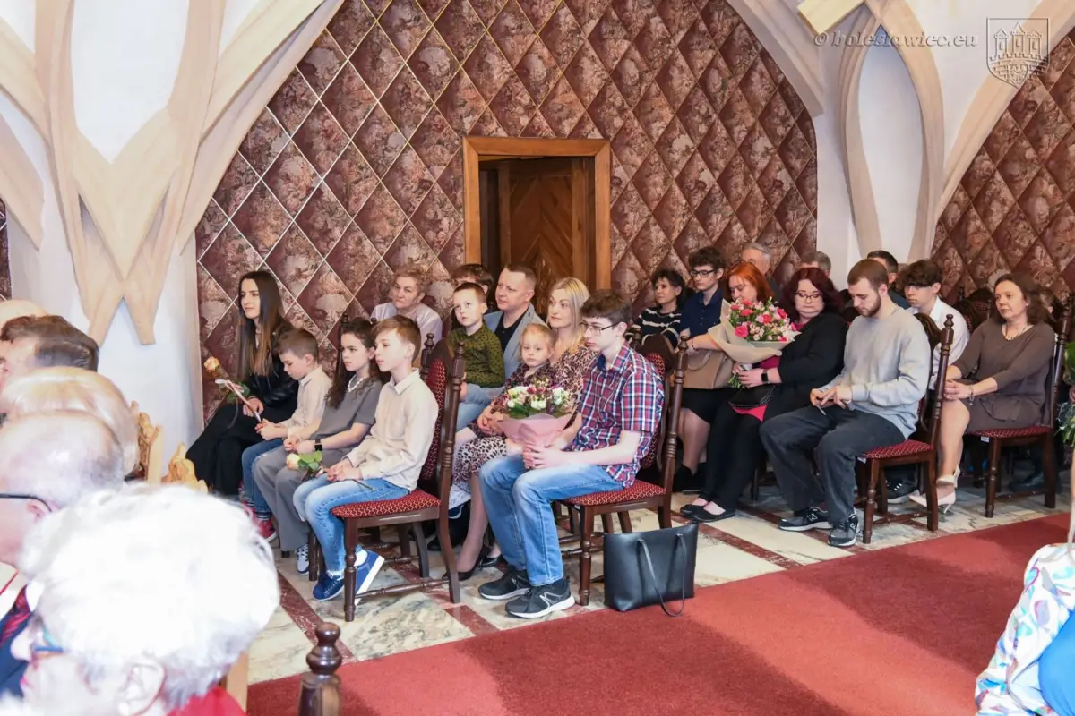 Uroczystość w Pałacu Ślubów