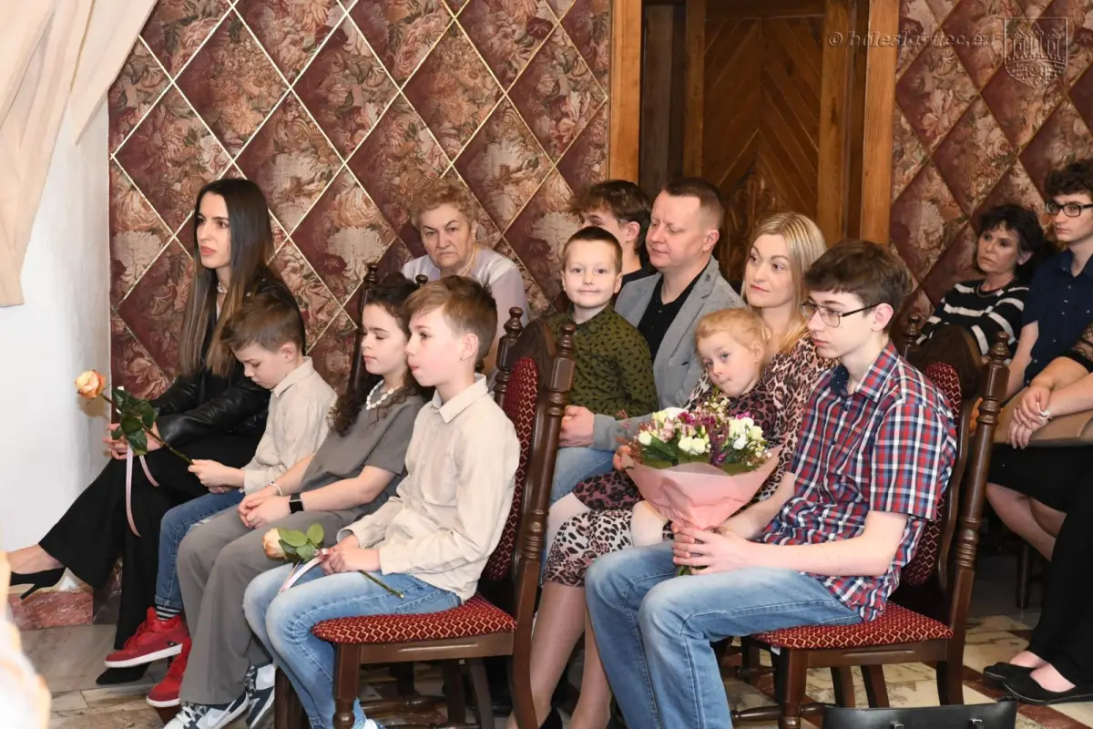 Uroczystość w Pałacu Ślubów