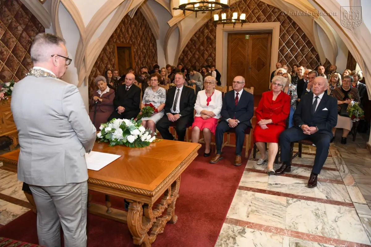Uroczystość w Pałacu Ślubów