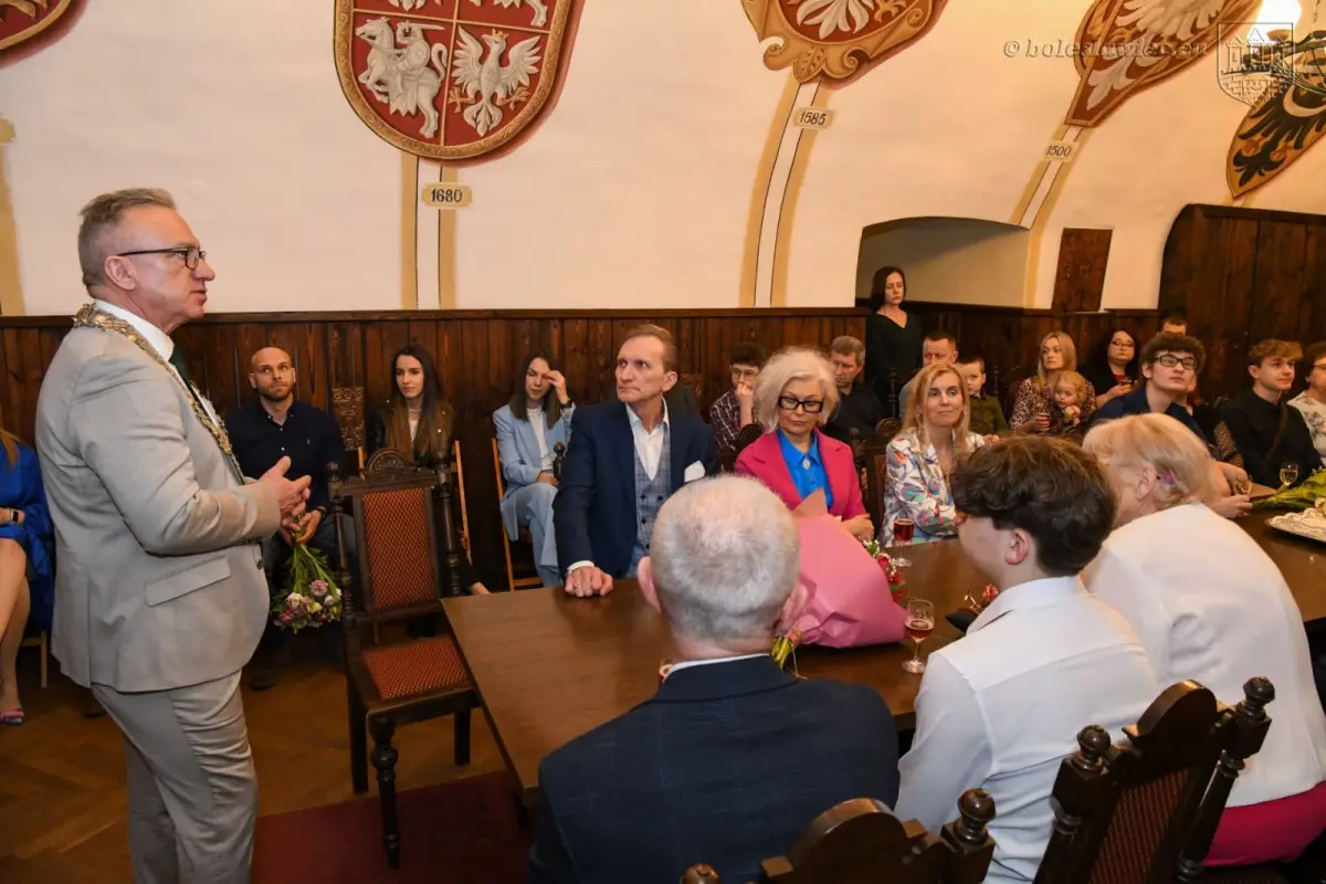 Uroczystość w Pałacu Ślubów