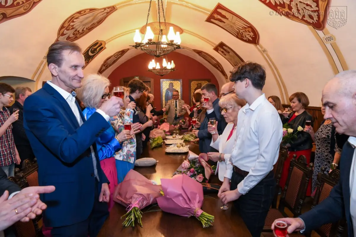 Uroczystość w Pałacu Ślubów