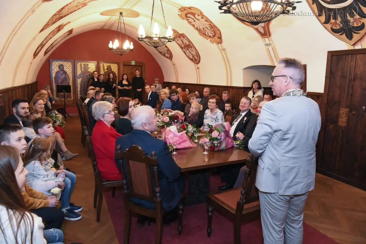 Uroczystość w Pałacu Ślubów