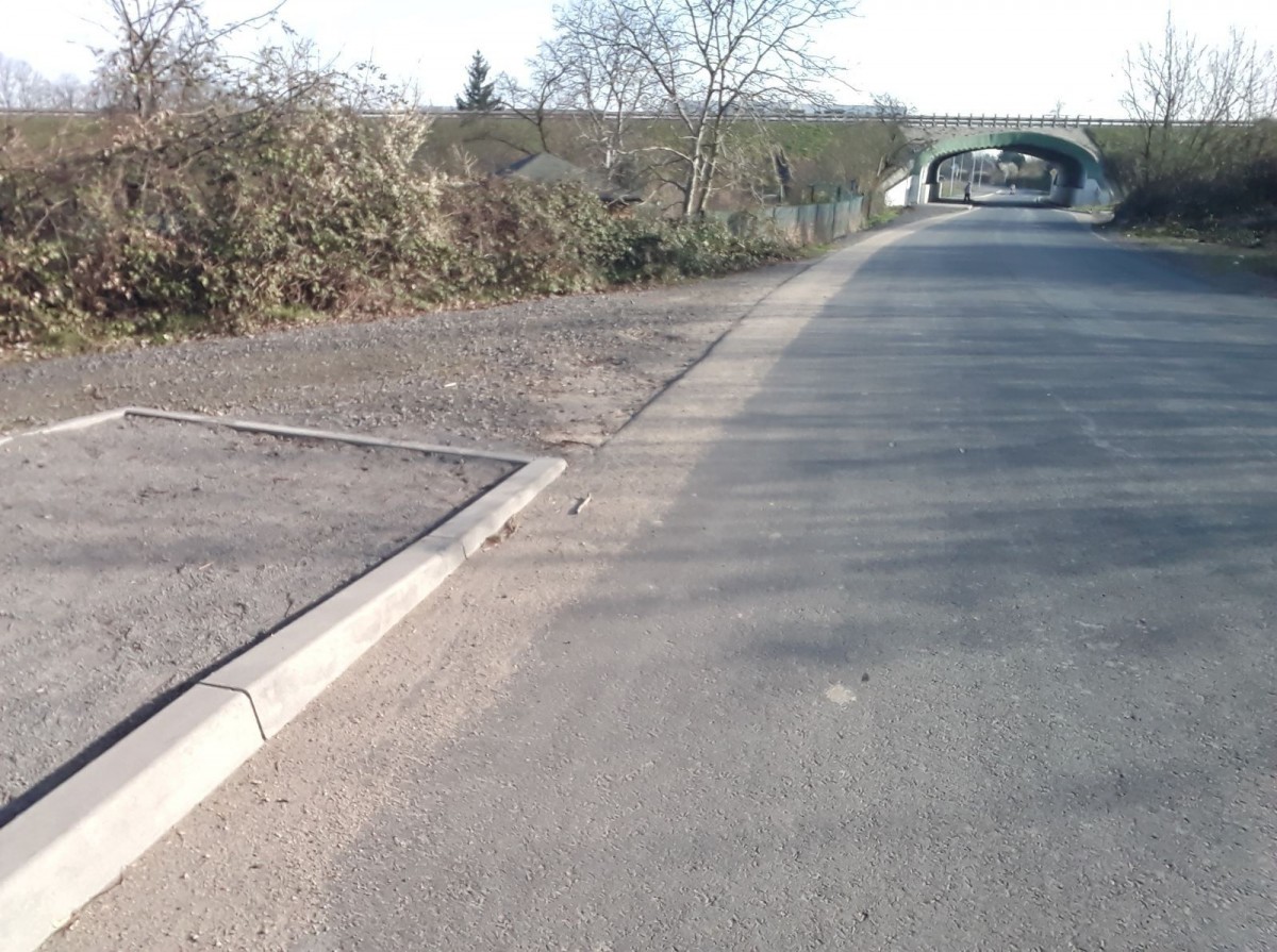 Chodnik przy Staroszkolnej w Bolesławcu