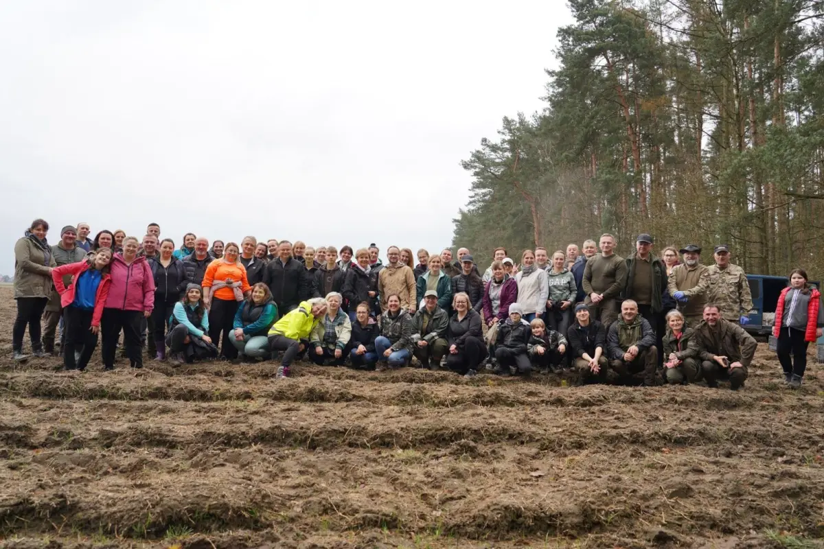 Wyjątkowy projekt sadzenia lasu