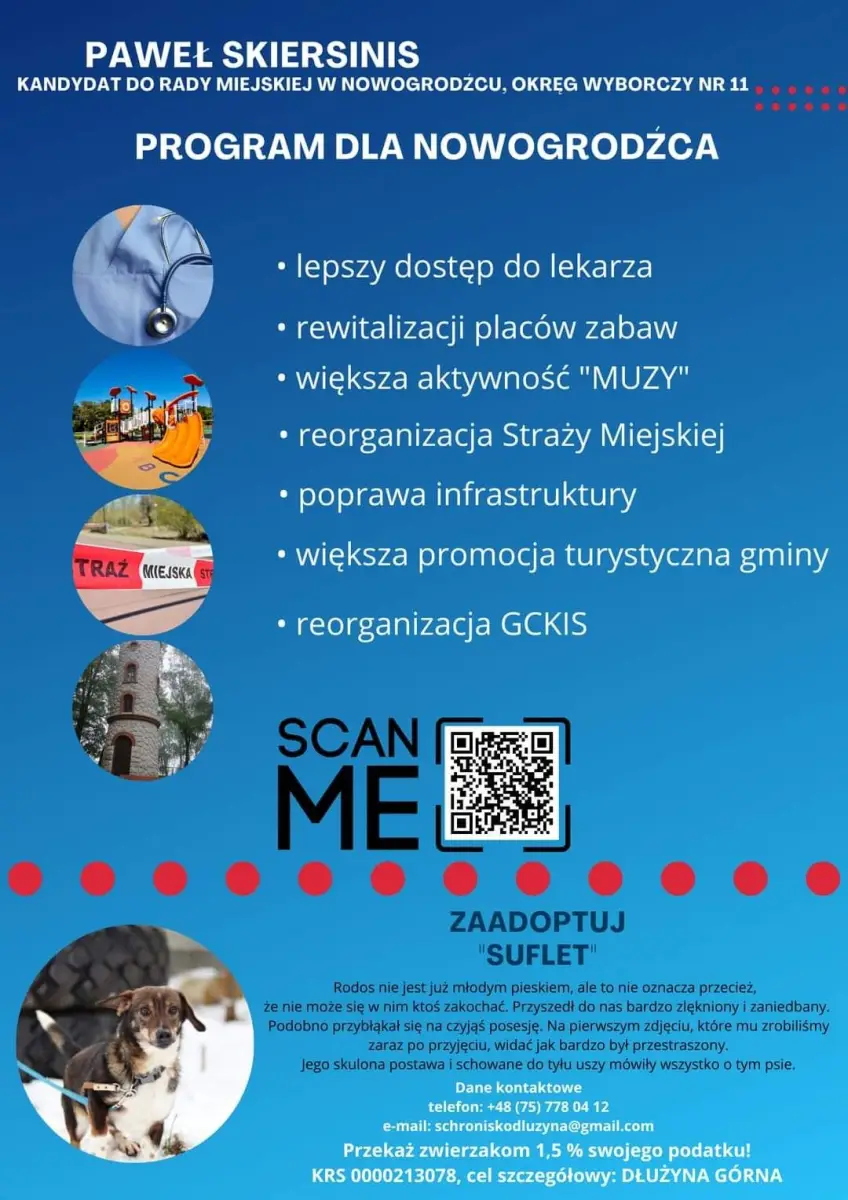 Ulotka wyborcza KWW Joanny Świder