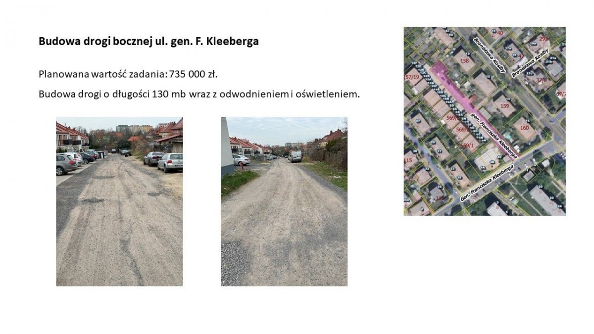 Prezentacja dotycząca inwestycji