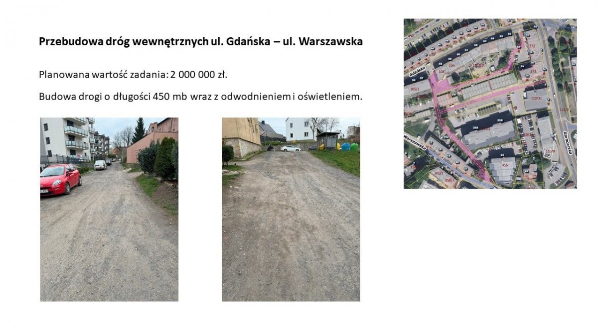 Prezentacja dotycząca inwestycji