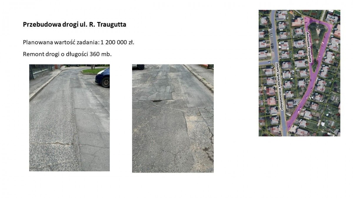 Prezentacja dotycząca inwestycji