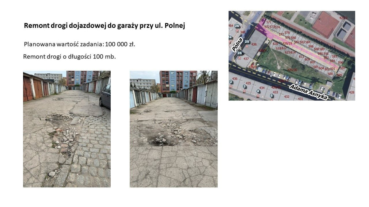 Prezentacja dotycząca inwestycji