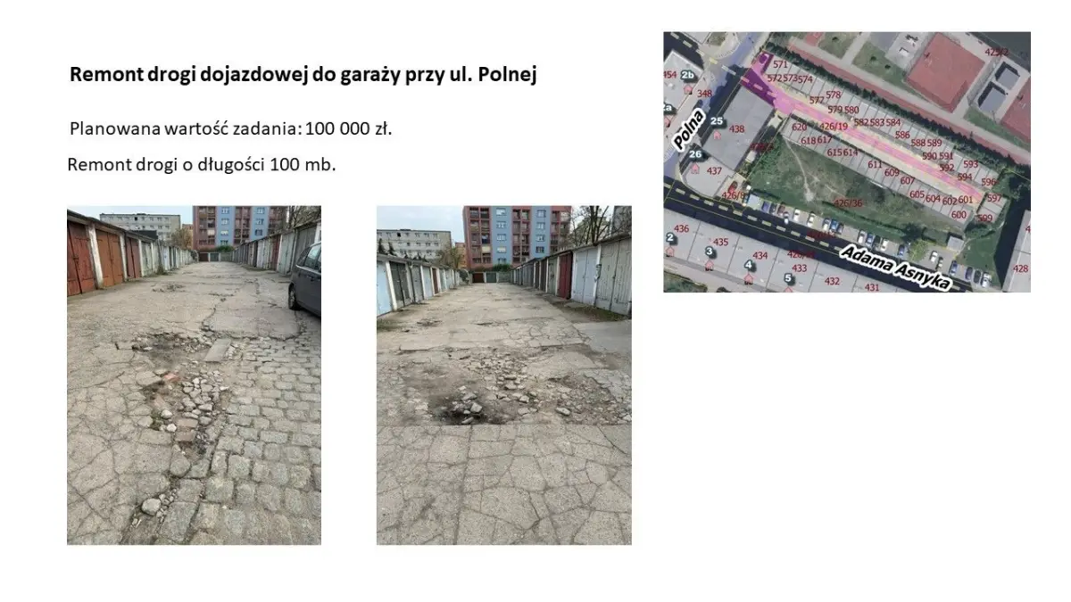 Prezentacja dotycząca inwestycji