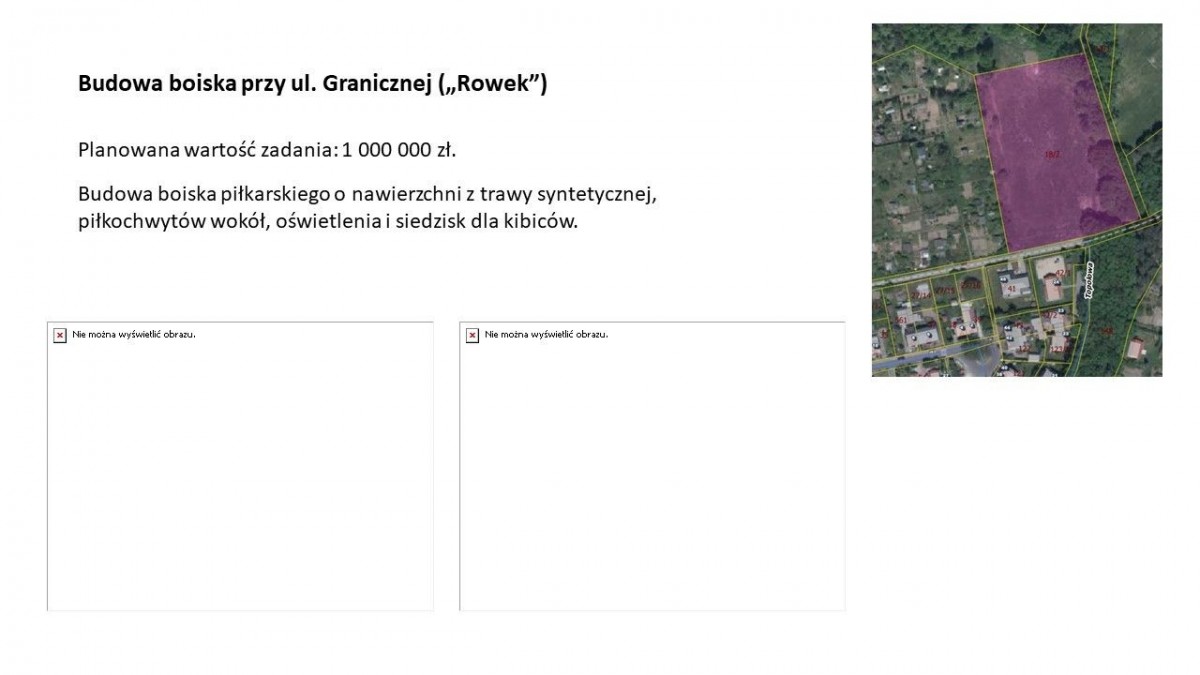 Prezentacja dotycząca inwestycji