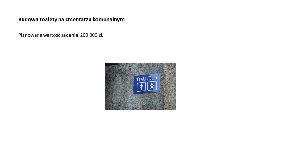 Prezentacja dotycząca inwestycji