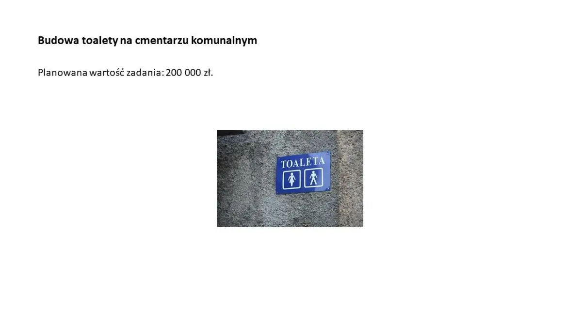 Prezentacja dotycząca inwestycji