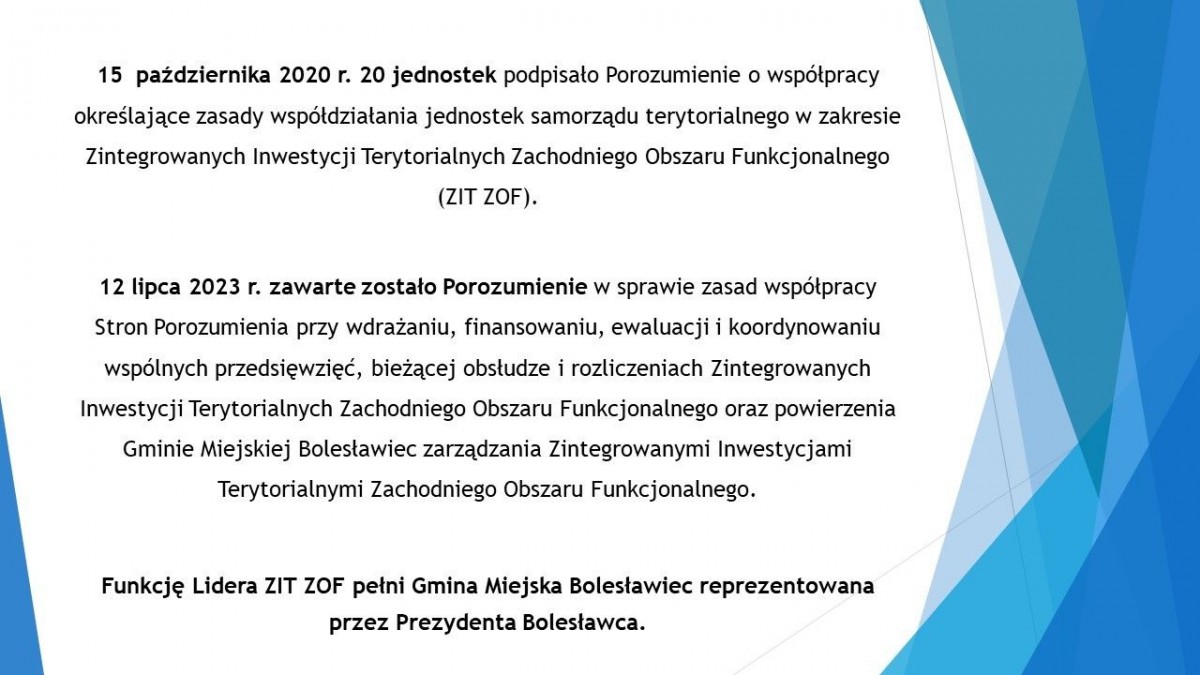 Zintegrowane inwestycje terytorialne