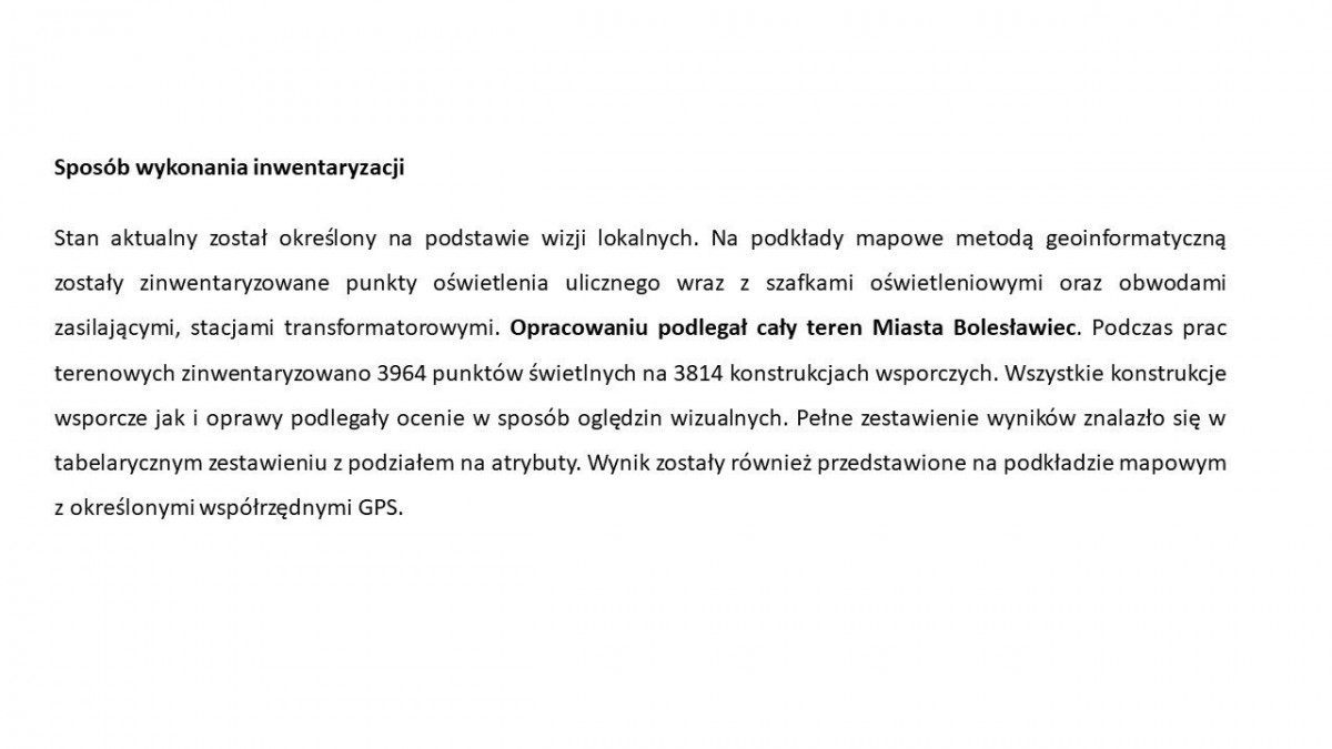 Prezentacja dotycząca modernizacji oświetlenia