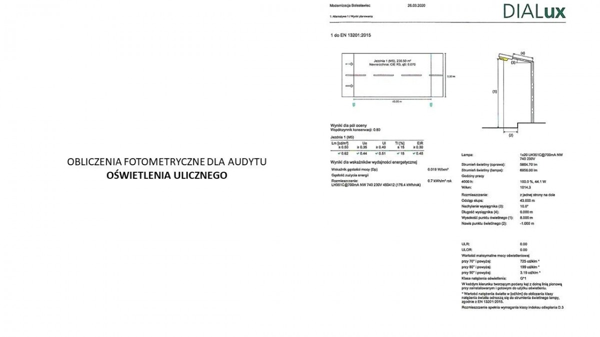 Prezentacja dotycząca modernizacji oświetlenia