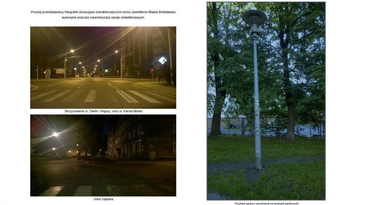 Prezentacja dotycząca modernizacji oświetlenia