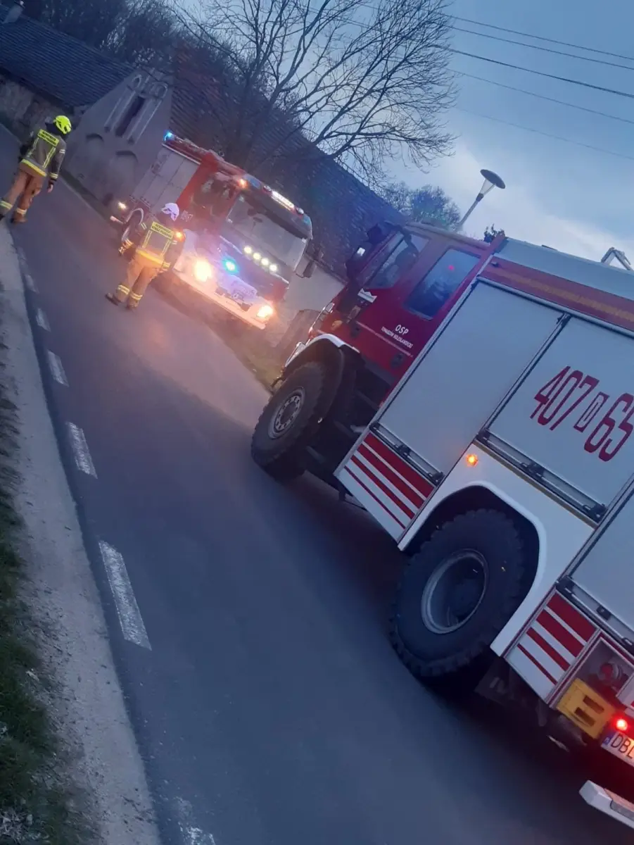Akcja służb w Lubkowie
