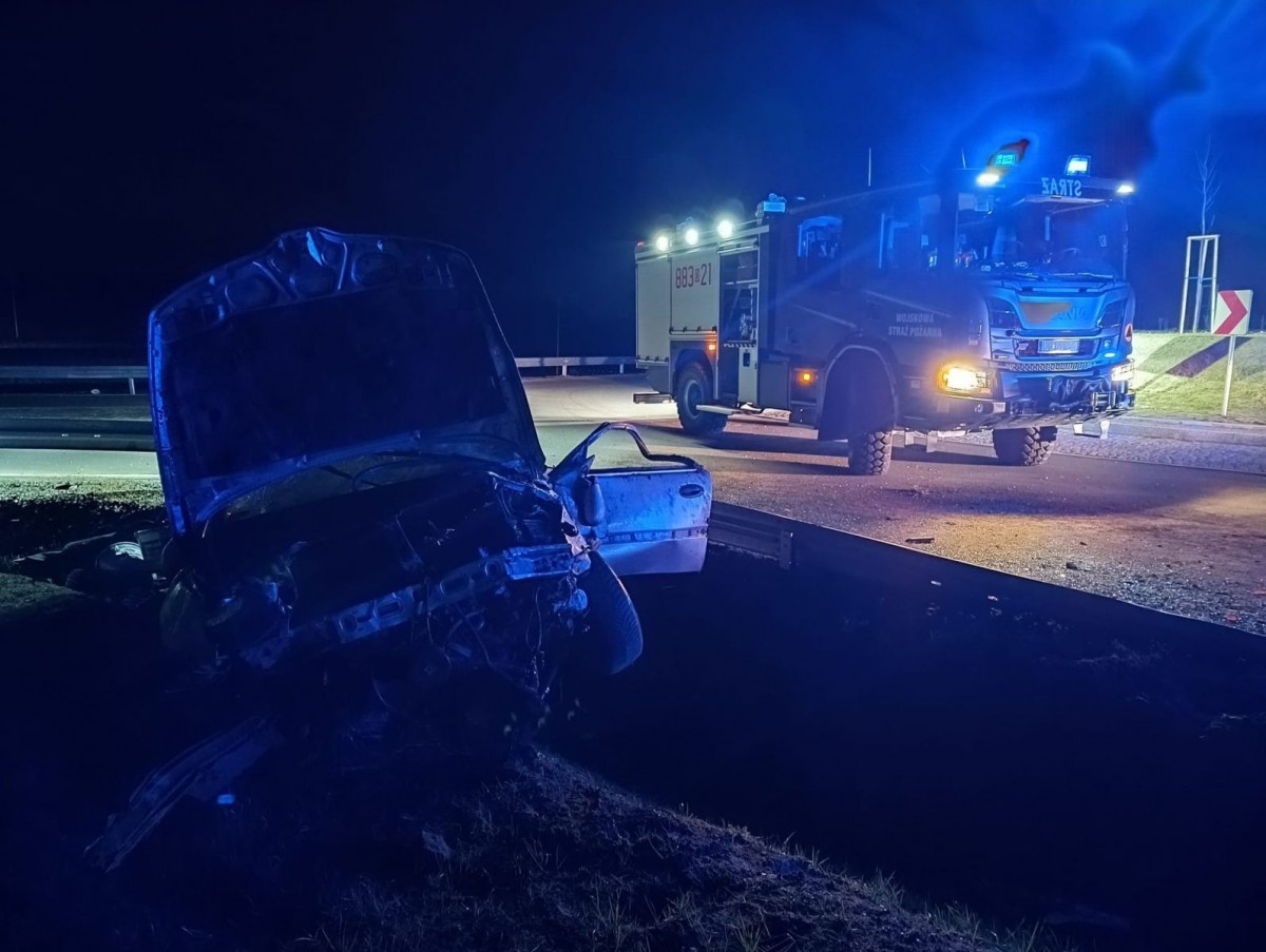 Zdarzenie na rondzie przy A18