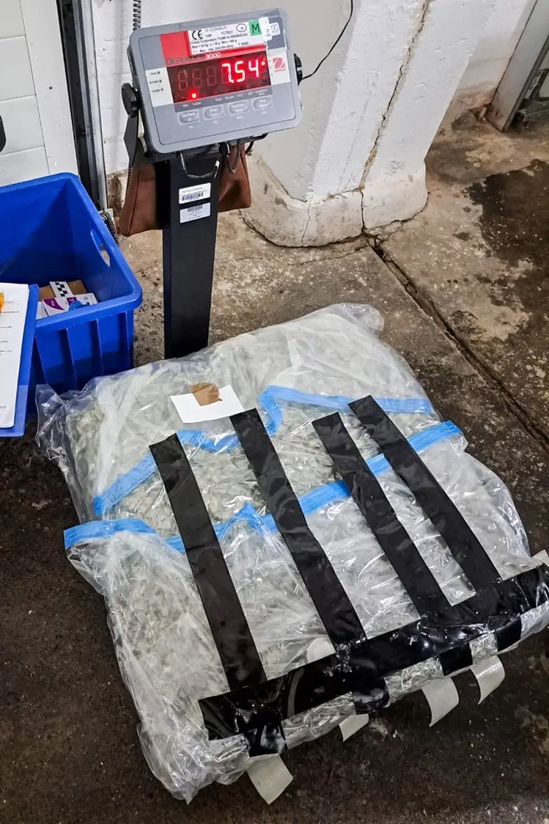 Przechwycono 100 kg marihuany z Hiszpanii