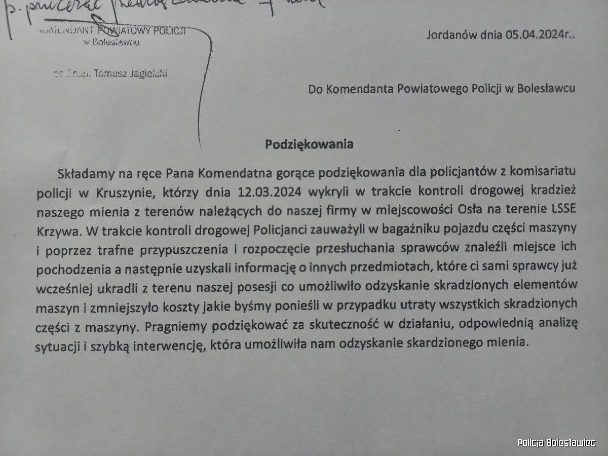 Podziękowania