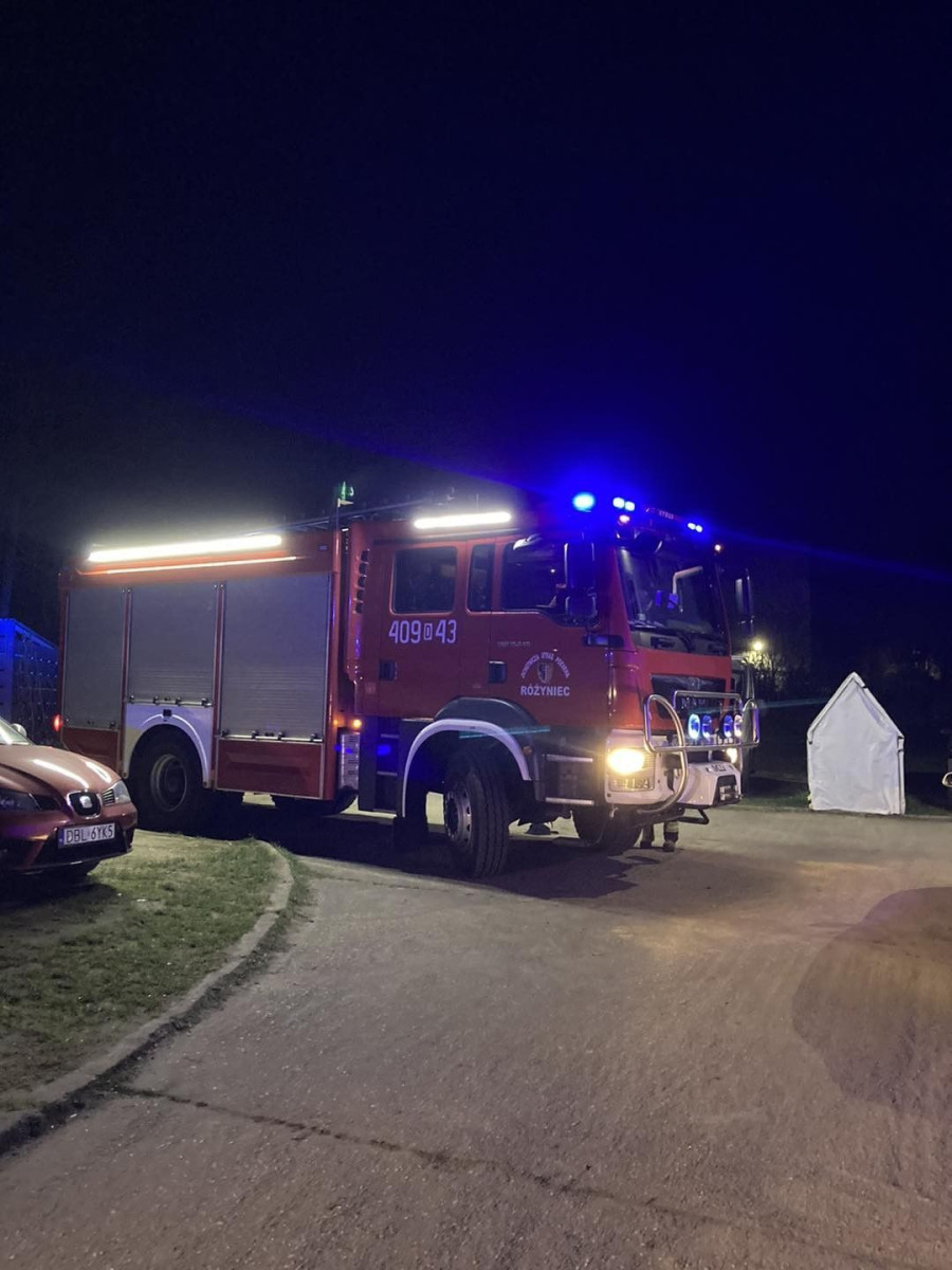 Akcja straży pożarnej w Szczytnicy