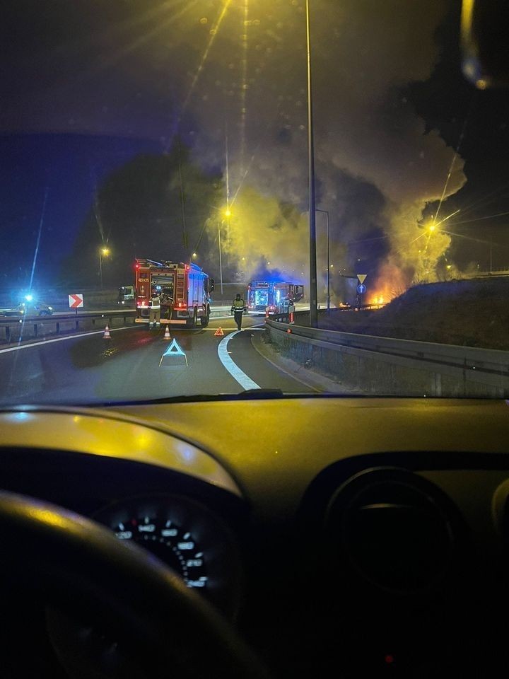 Nocna akcja straży pożarnej