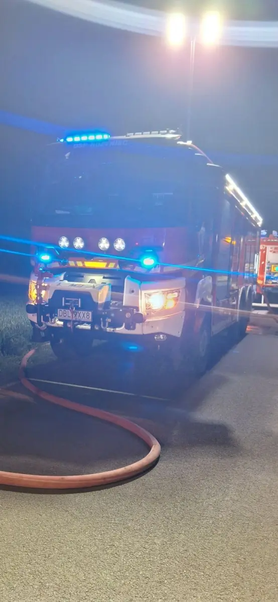 Akcja straży pożarnej w Szczytnicy