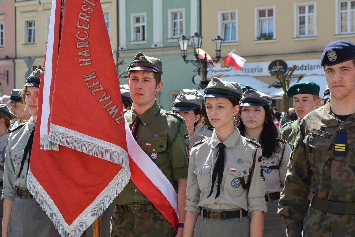 Obchody Święta Flagi Rzeczypospolitej Polskiej w Bolesławcu