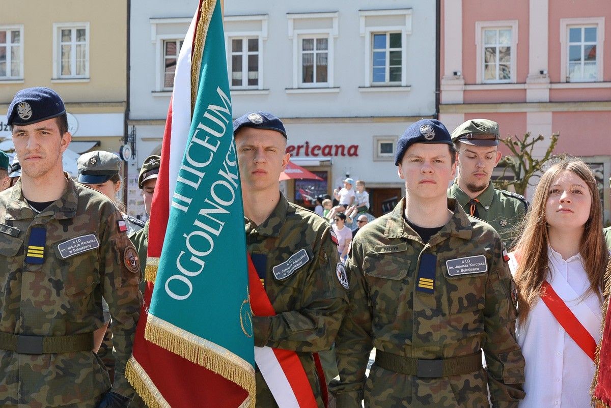 Obchody Święta Flagi Rzeczypospolitej Polskiej w Bolesławcu